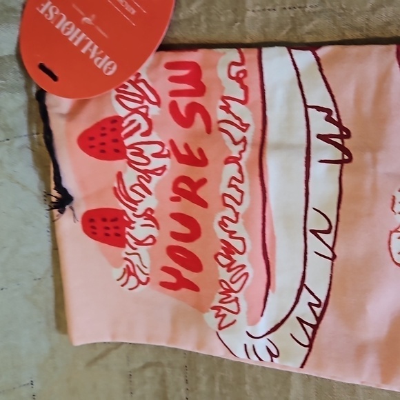 OPALHOUSE pink/red Kitchen Towel 100% Cotton Tea towel NWT - Picture 4 of 5